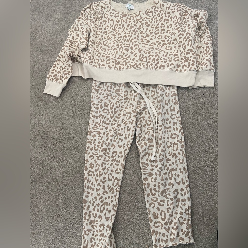 Aerie sweat suit set. In good condition xs pants and size small sweatshirt